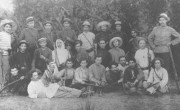 Фотография членов группы "ha-Шомер" ("Охранник") в Реховоте, 1900 г.