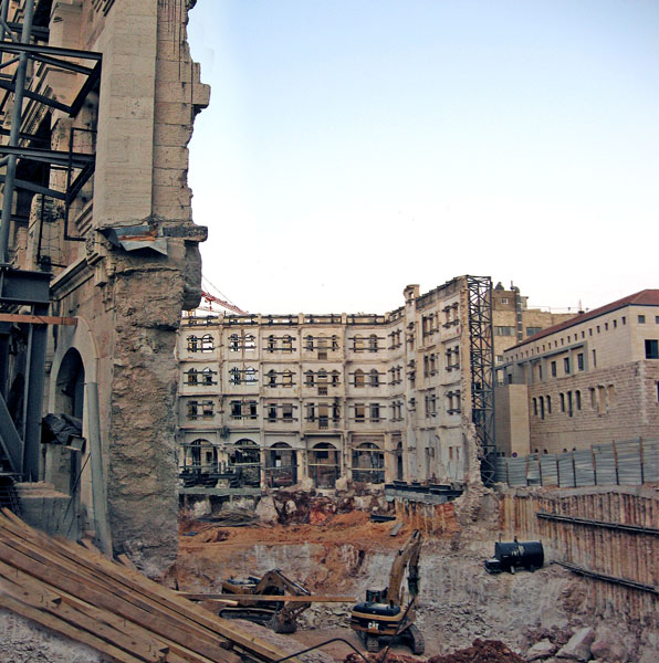 Реконструкция гостиницы Waldorf Astoria в Иерусалиме