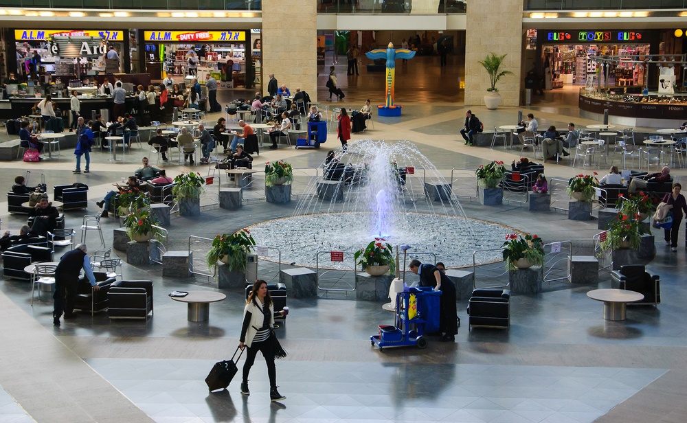 Ben-Gurion International Airport Fontain