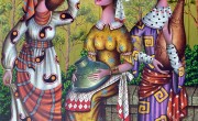 Zurab Martiashvili_Three Sisters _oil on canvas_100x160_