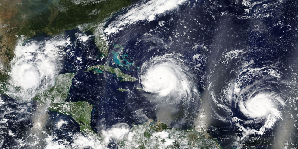 Ураган «Ирма». Снимок со спутника